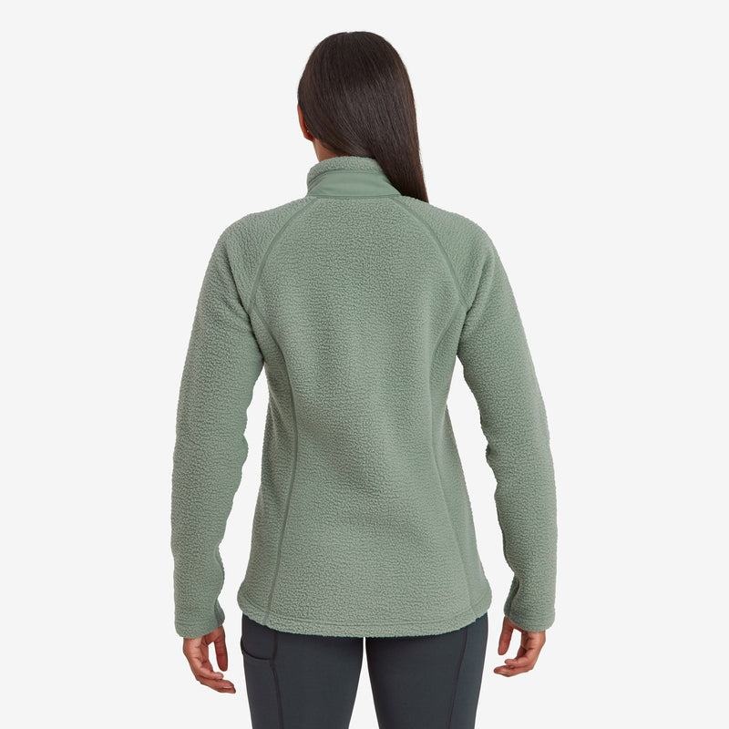 Montane Chonos Fleece Jassen Dames Grijs Groen | VTF7261VB