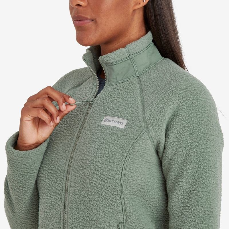 Montane Chonos Fleece Jassen Dames Grijs Groen | VTF7261VB