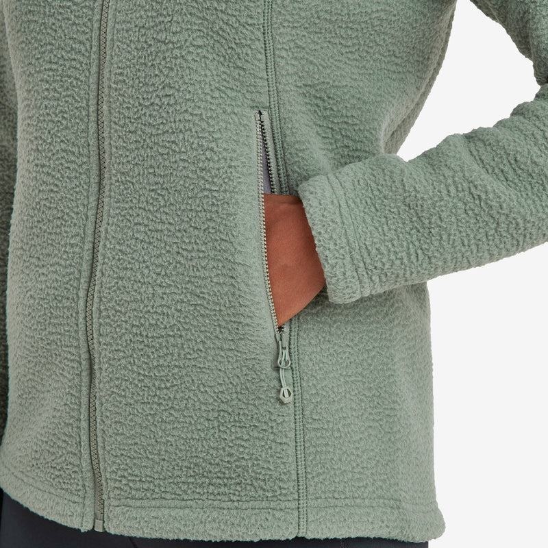 Montane Chonos Fleece Jassen Dames Grijs Groen | VTF7261VB