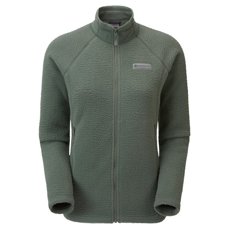 Montane Chonos Fleece Jassen Dames Grijs Groen | VTF7261VB