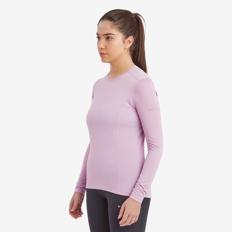 Montane Dart Lite Long Sleeve T-shirts Dames Grijs Paars | YYV9219DA