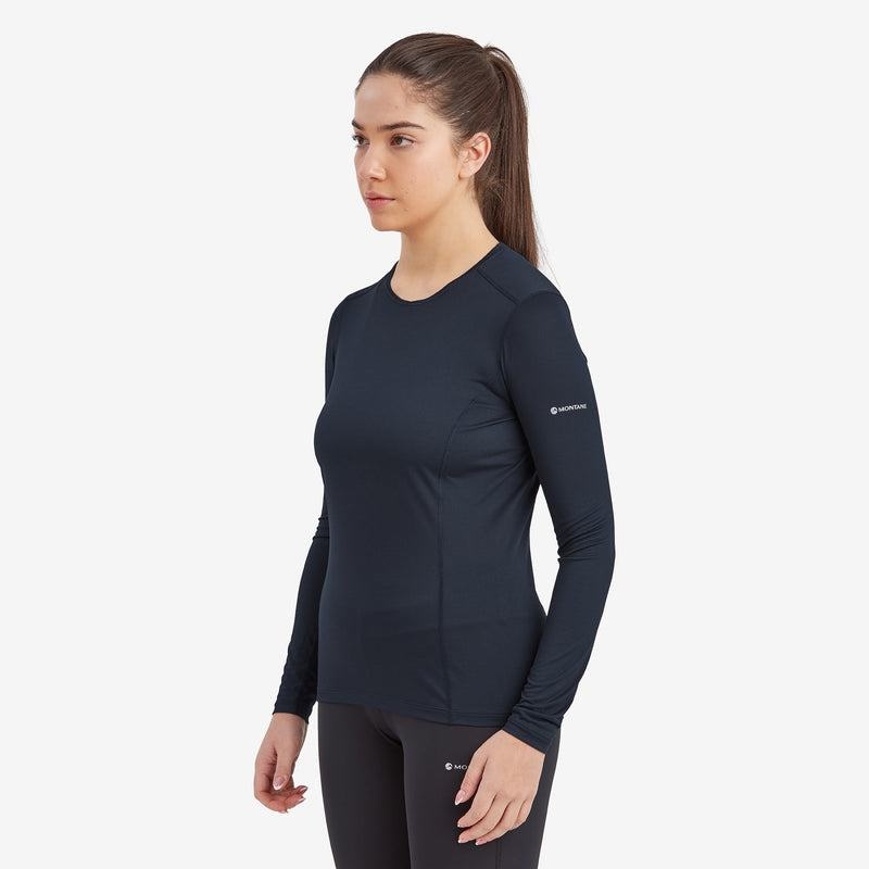 Montane Dart Lite Long Sleeve T-shirts Dames Donkerblauw | IGR9111DB