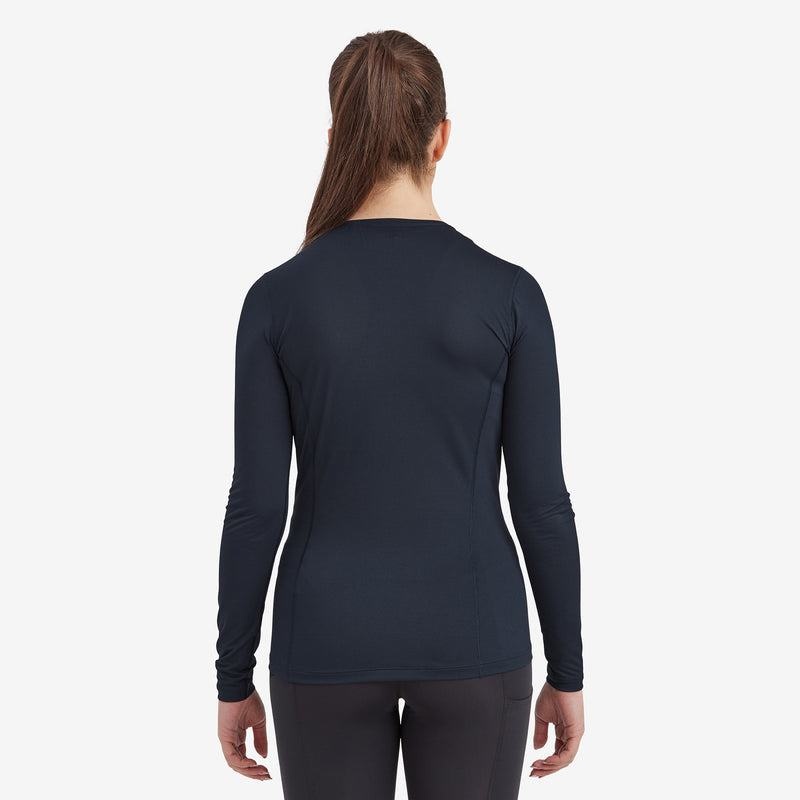 Montane Dart Lite Long Sleeve T-shirts Dames Donkerblauw | IGR9111DB