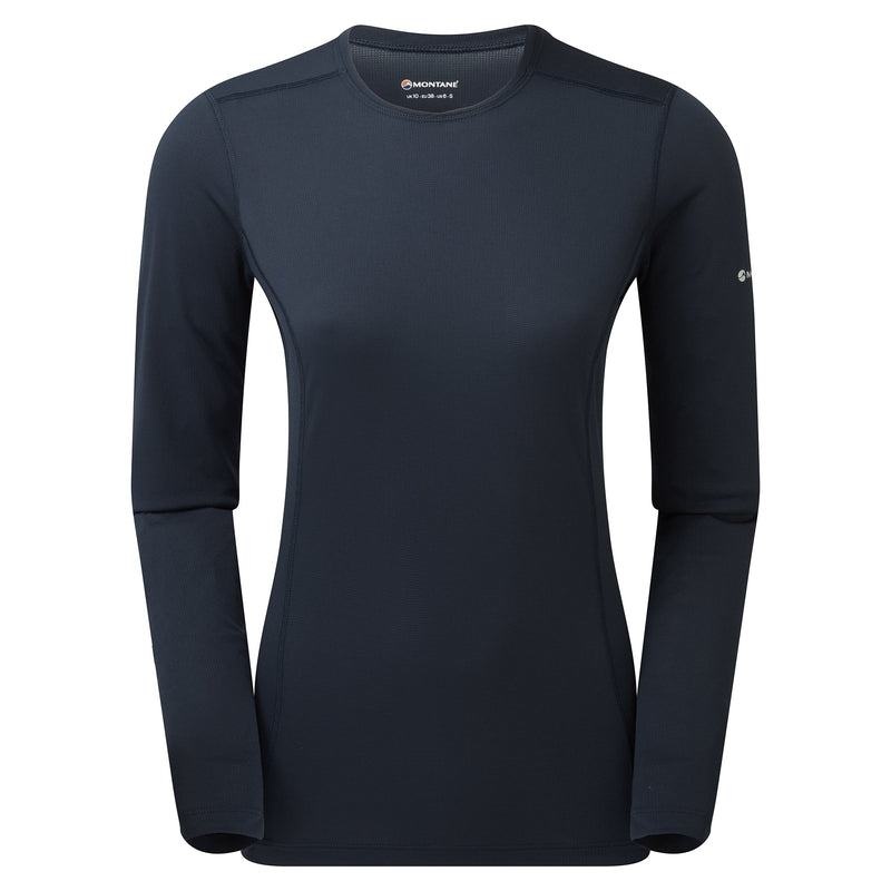 Montane Dart Lite Long Sleeve T-shirts Dames Donkerblauw | IGR9111DB