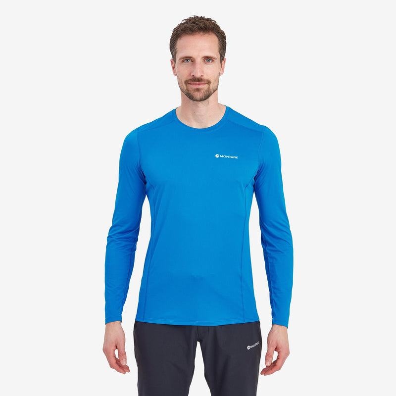 Montane Dart Lite Long Sleeve T-shirts Heren Blauw | EMM4199BH