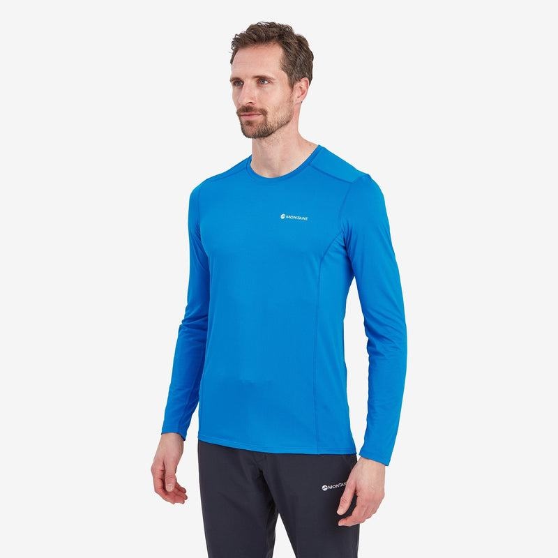 Montane Dart Lite Long Sleeve T-shirts Heren Blauw | EMM4199BH