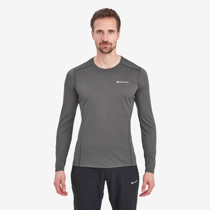 Montane Dart Lite Long Sleeve T-shirts Heren Donkergrijs | EAM165PS