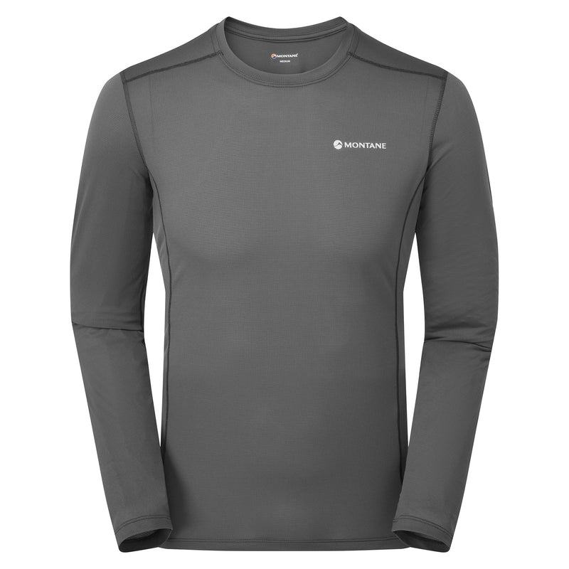 Montane Dart Lite Long Sleeve T-shirts Heren Donkergrijs | EAM165PS