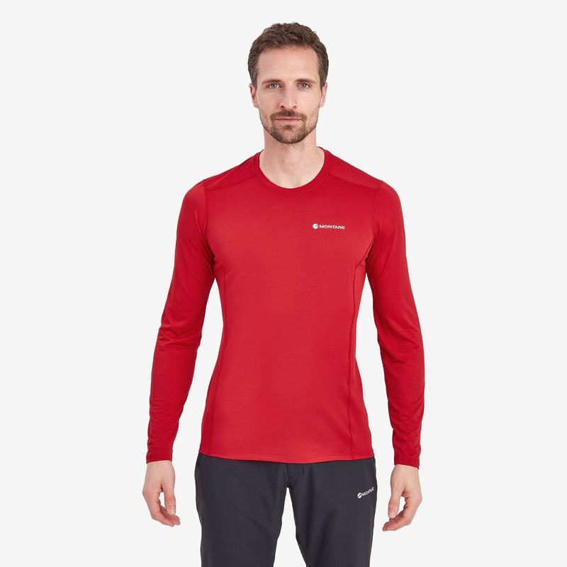 Montane Dart Lite Long Sleeve T-shirts Heren Donkerrood | QAX1884WD