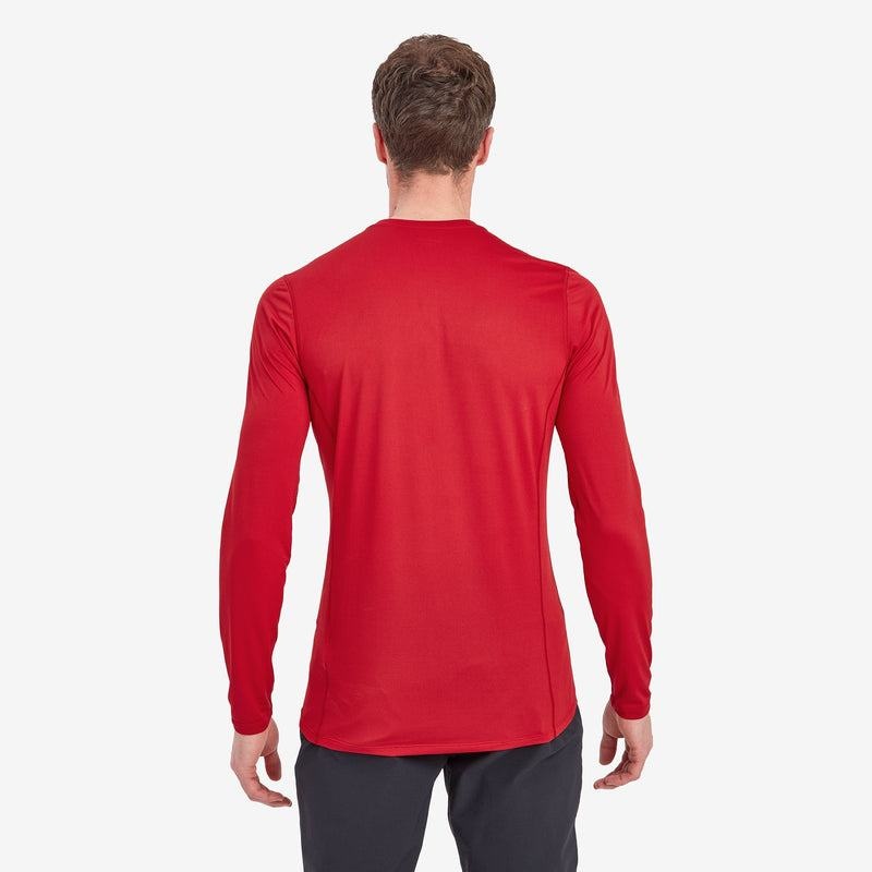 Montane Dart Lite Long Sleeve T-shirts Heren Donkerrood | QAX1884WD