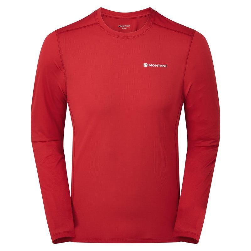 Montane Dart Lite Long Sleeve T-shirts Heren Donkerrood | QAX1884WD