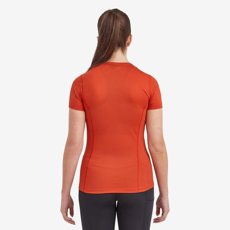 Montane Dart Lite T-shirts Dames Oranje Rood | EQX8437DI