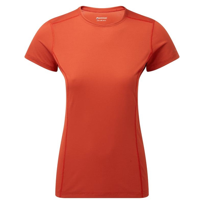 Montane Dart Lite T-shirts Dames Oranje Rood | EQX8437DI