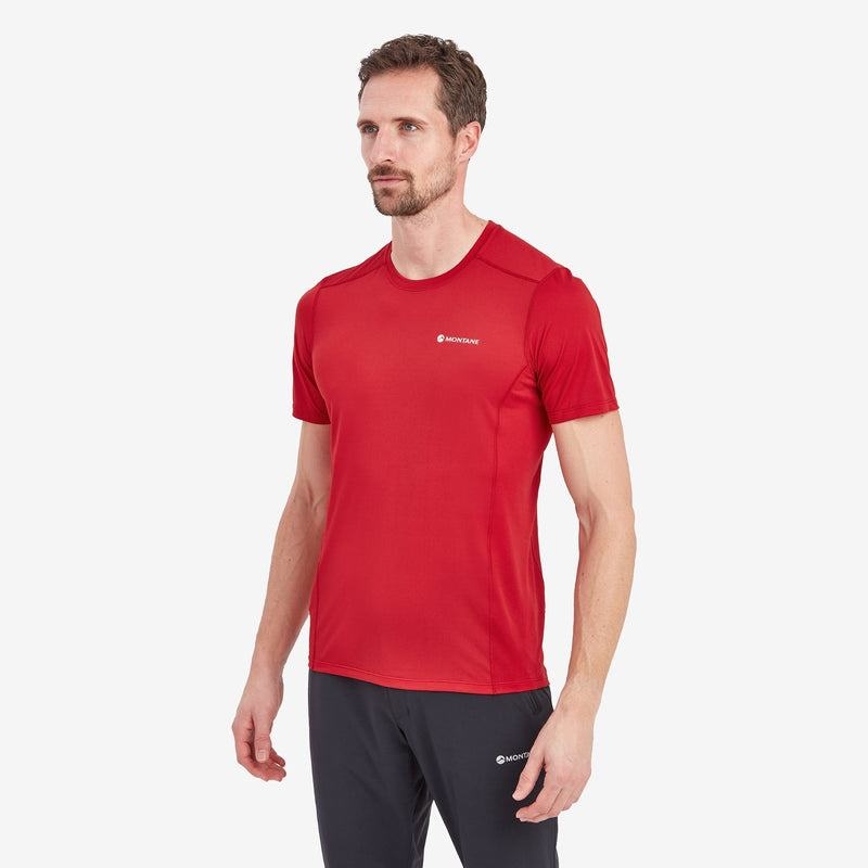 Montane Dart Lite T-shirts Heren Donkerrood | KLP7054EW