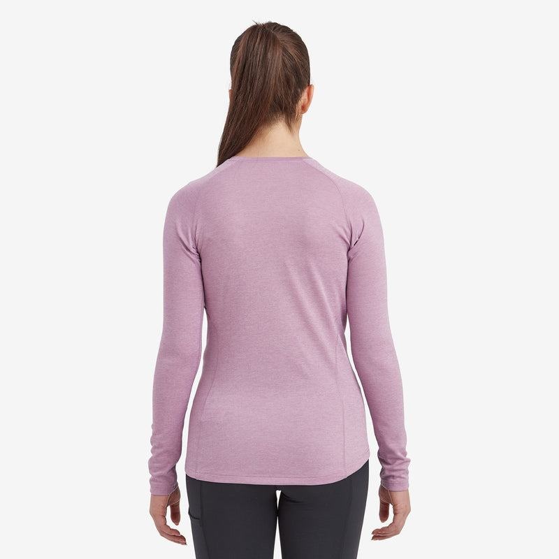 Montane Dart Long Sleeve T-shirts Dames Grijs Paars | TMQ8046SL