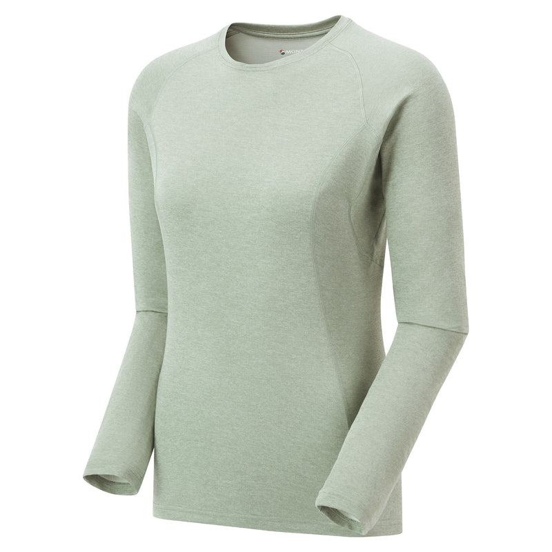 Montane Dart Long Sleeve T-shirts Dames Grijs Groen | MGZ9025IJ