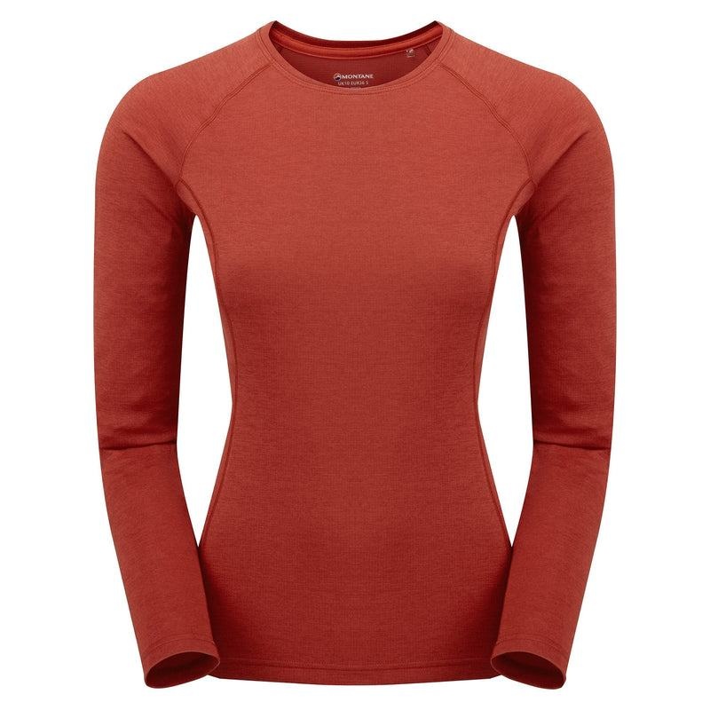 Montane Dart Long Sleeve T-shirts Dames Oranje Rood | HOT8849BJ