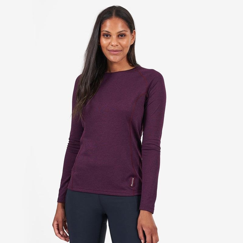 Montane Dart Long Sleeve T-shirts Dames Paars | LNL649CQ