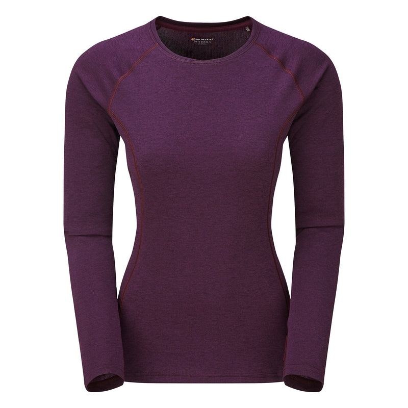 Montane Dart Long Sleeve T-shirts Dames Paars | LNL649CQ