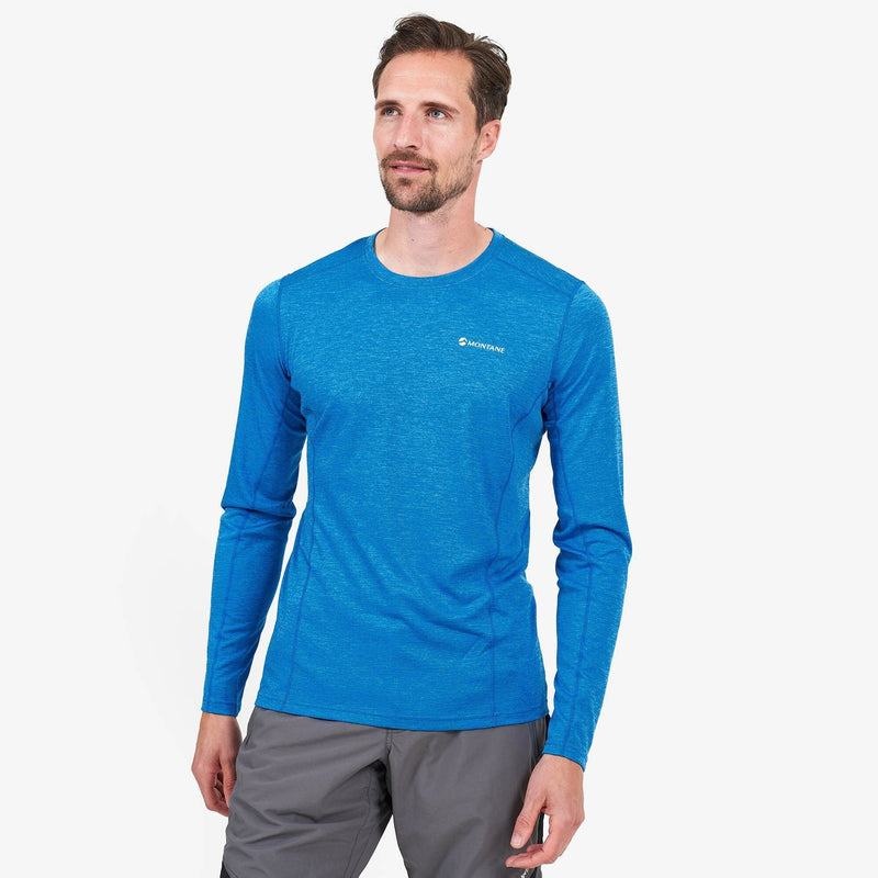 Montane Dart Long Sleeve T-shirts Heren Blauw | PRX8738QQ