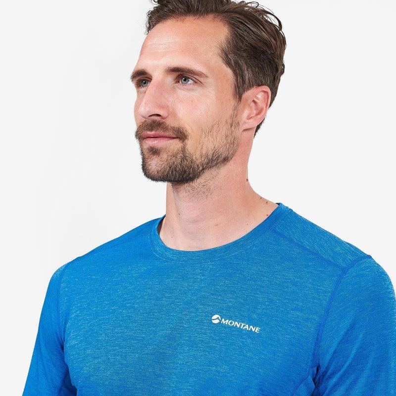 Montane Dart Long Sleeve T-shirts Heren Blauw | PRX8738QQ