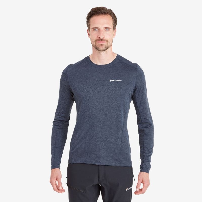 Montane Dart Long Sleeve T-shirts Heren Donkerblauw | ZCR3293BO