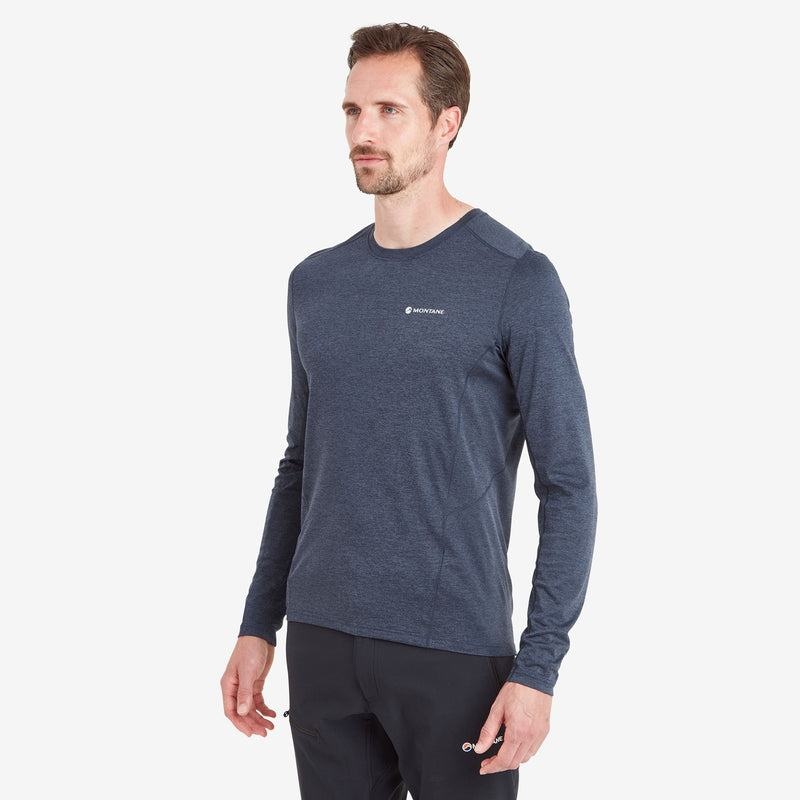 Montane Dart Long Sleeve T-shirts Heren Donkerblauw | ZCR3293BO