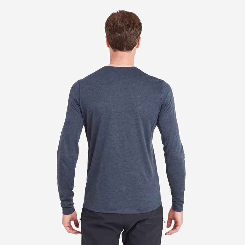 Montane Dart Long Sleeve T-shirts Heren Donkerblauw | ZCR3293BO