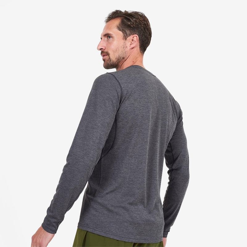 Montane Dart Long Sleeve T-shirts Heren Donkergrijs | JXC321YU