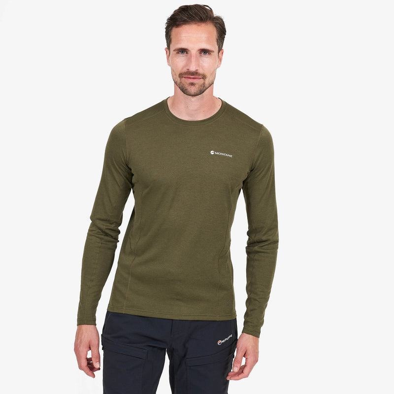 Montane Dart Long Sleeve T-shirts Heren Donkergroen | LFU4337DU