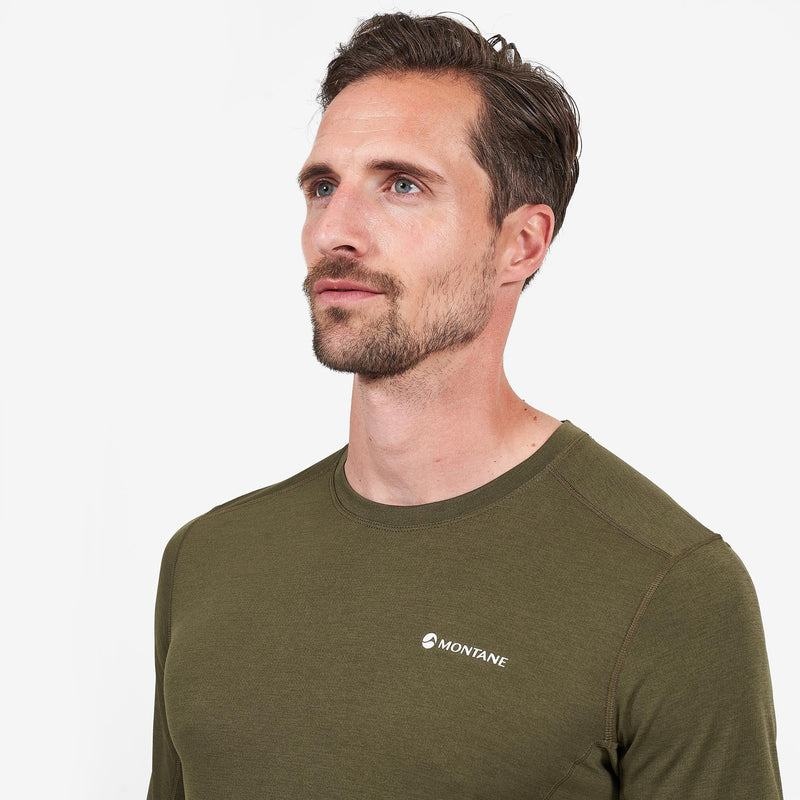 Montane Dart Long Sleeve T-shirts Heren Donkergroen | LFU4337DU