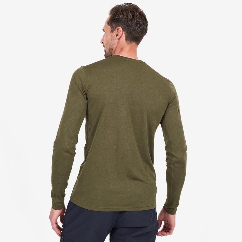 Montane Dart Long Sleeve T-shirts Heren Donkergroen | LFU4337DU