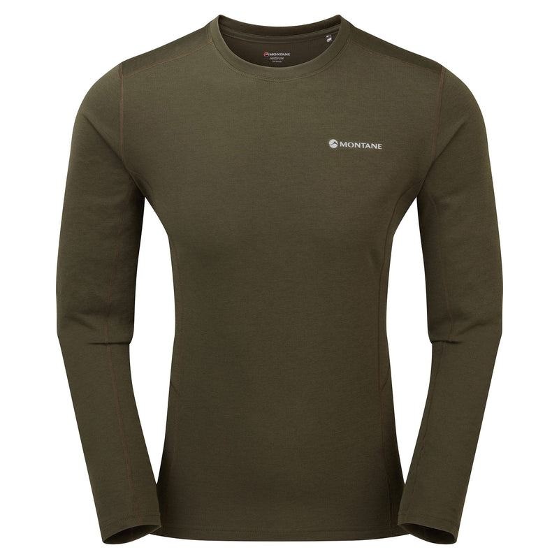 Montane Dart Long Sleeve T-shirts Heren Donkergroen | LFU4337DU