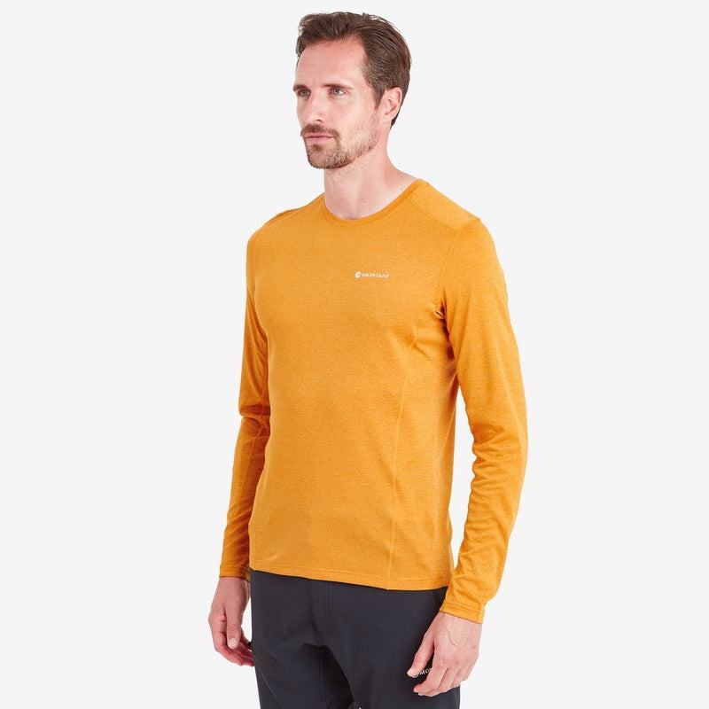 Montane Dart Long Sleeve T-shirts Heren Oranje | XTF6198AM