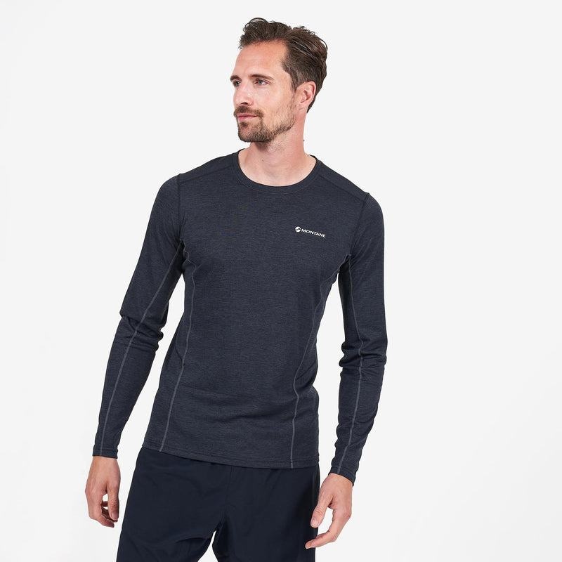 Montane Dart Long Sleeve T-shirts Heren Zwart | EOL3262LS