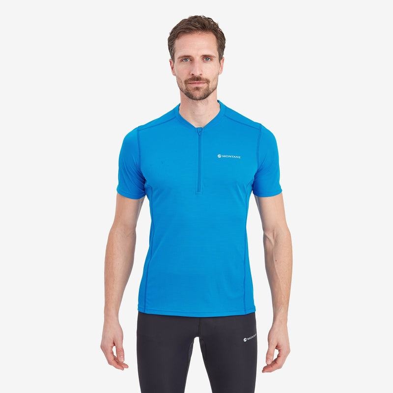 Montane Dart Nano Zip T-shirts Heren Blauw | DTO7267UI