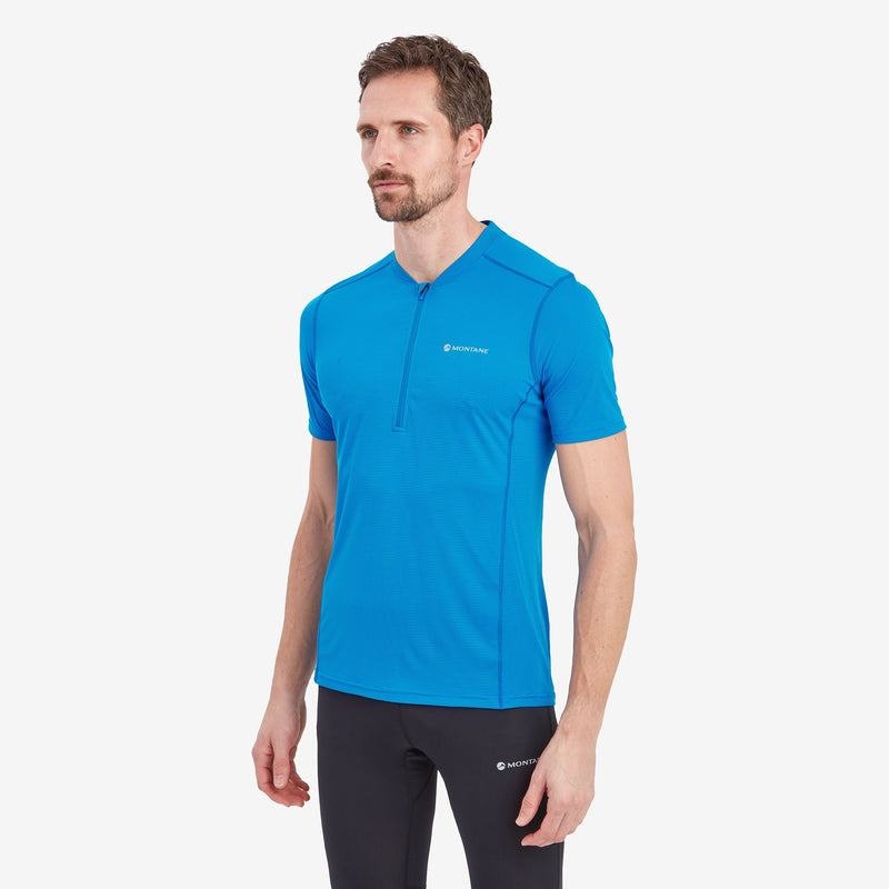 Montane Dart Nano Zip T-shirts Heren Blauw | DTO7267UI