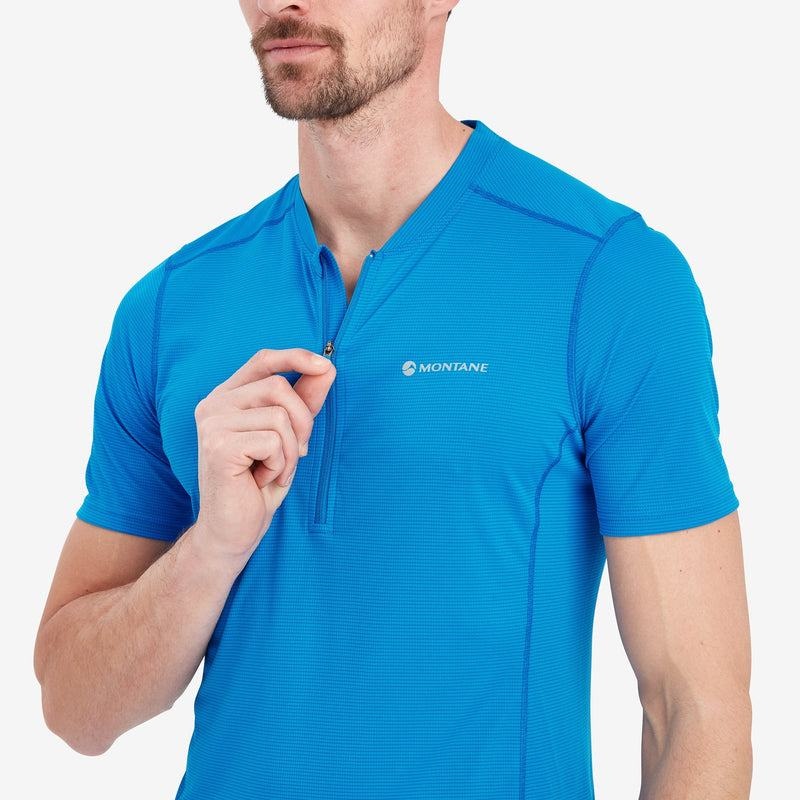 Montane Dart Nano Zip T-shirts Heren Blauw | DTO7267UI