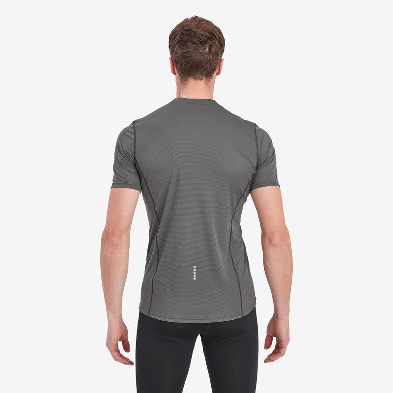 Montane Dart Nano Zip T-shirts Heren Donkergrijs | ZQP7984SB