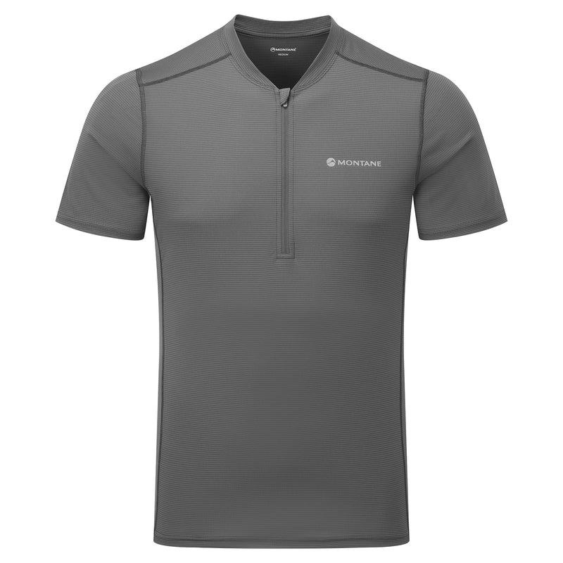 Montane Dart Nano Zip T-shirts Heren Donkergrijs | ZQP7984SB