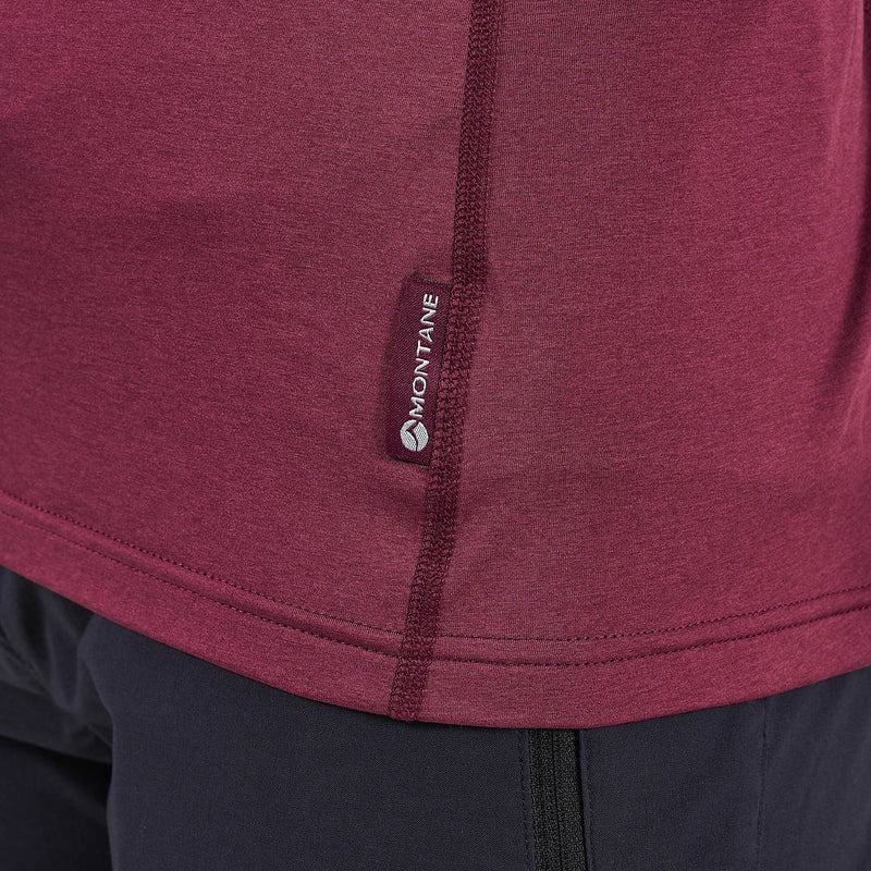 Montane Dart Thermo Zip Neck T-shirts Dames Donkerpaars | TNX2063HM