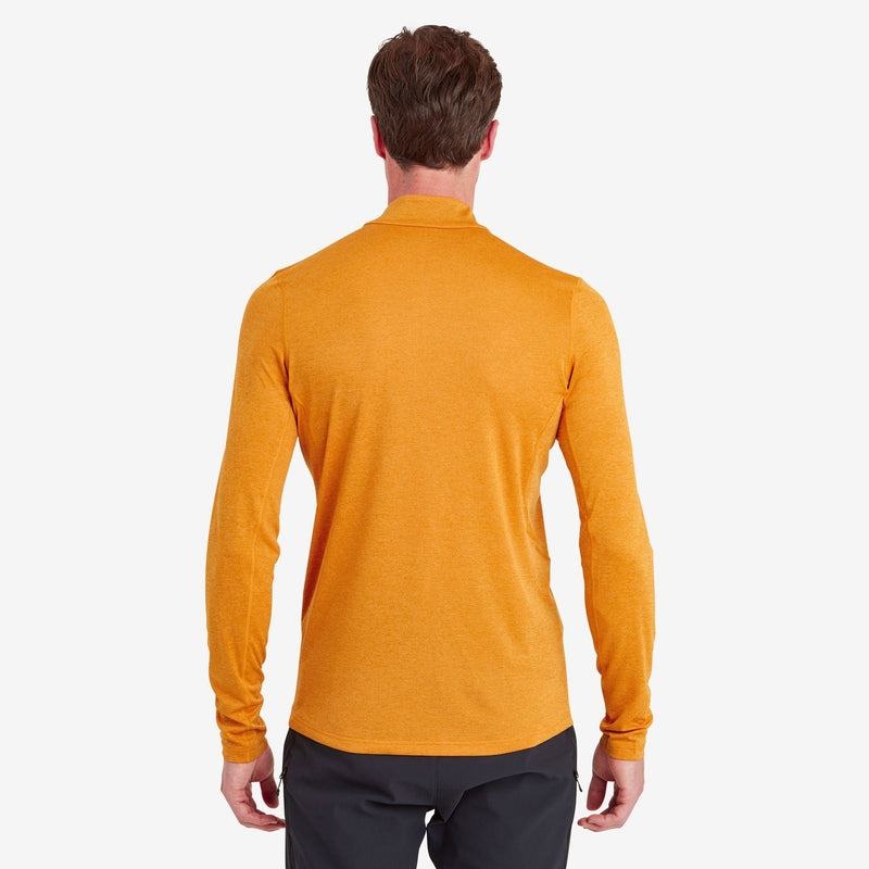 Montane Dart Zip Neck T-shirts Heren Oranje | TAQ5853BN