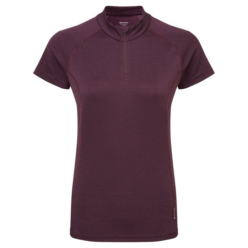 Montane Dart Zip T-shirts Dames Paars | WPT8072WV