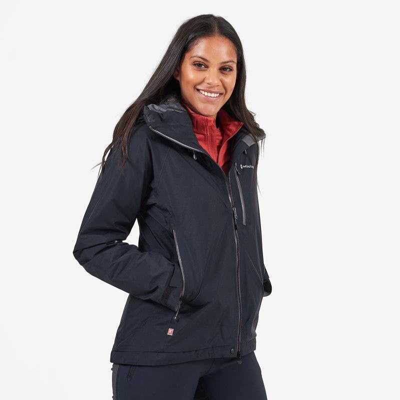 Montane Duality Insulated Waterdichte Jas Dames Zwart | RLE2795ZT