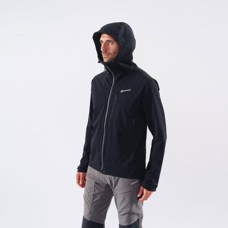 Montane Dyno LT Softshell Jas Heren Zwart | SRN1635LI