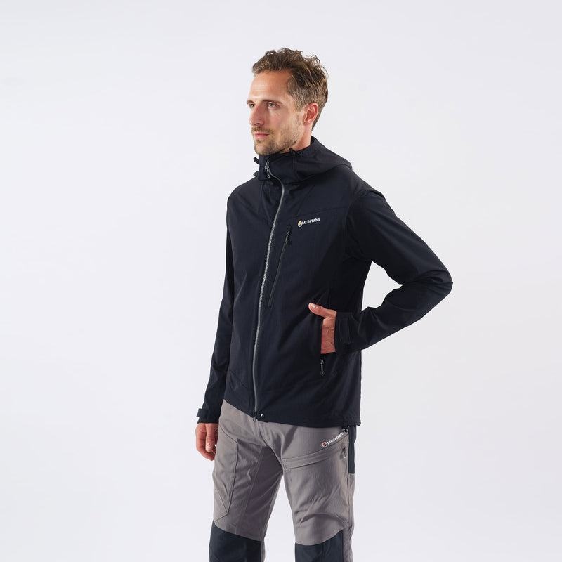 Montane Dyno LT Softshell Jas Heren Zwart | SRN1635LI