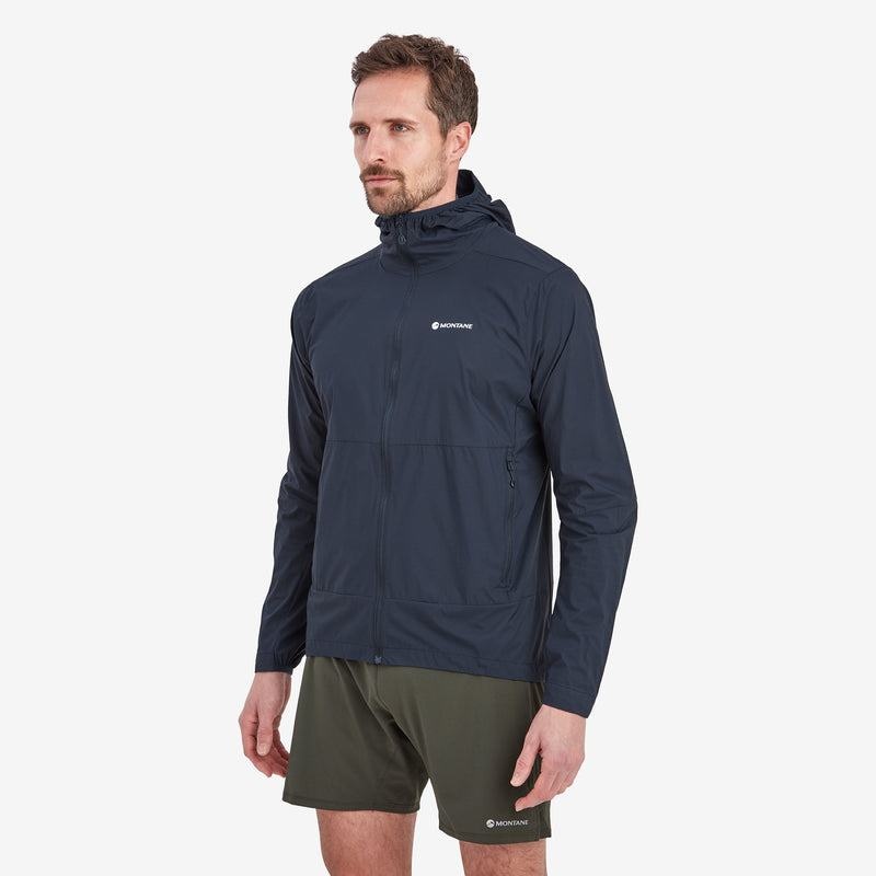 Montane Featherlite Met Capuchon Windproof Jassen Heren Donkerblauw | MIZ7575BV