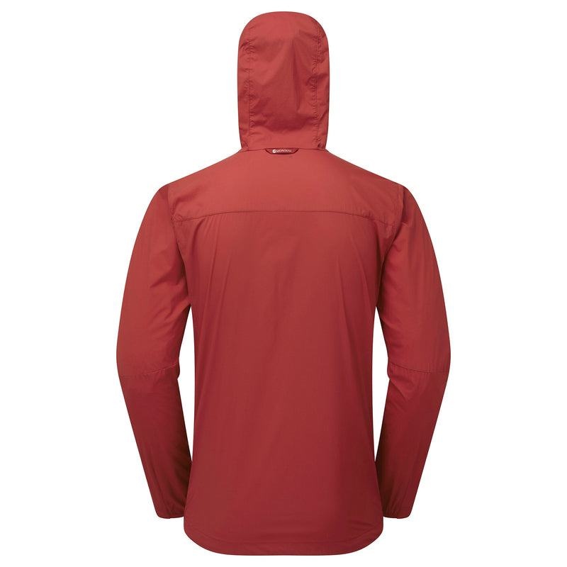 Montane Featherlite Met Capuchon Windproof Jassen Heren Donkerrood | ZOE6887YC