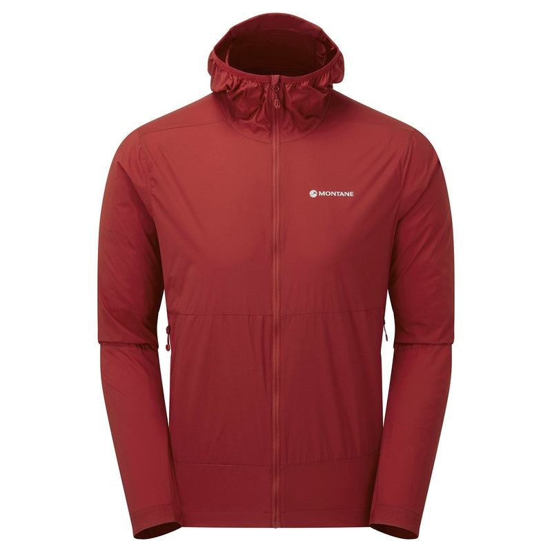 Montane Featherlite Met Capuchon Windproof Jassen Heren Donkerrood | ZOE6887YC