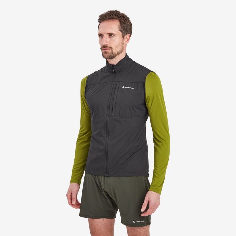 Montane Featherlite Windproof Gilet Heren Zwart | SEA5837LO